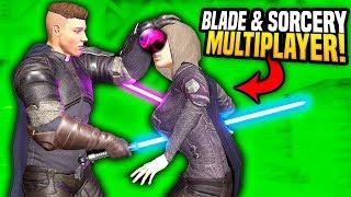 EPIC MULTIPLAYER LIGHTSABER DUELS - Blades and Sorcery VR Mods (Star Wars)