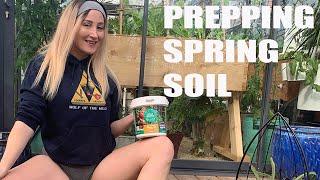 Prepping My Garden Beds for 2021! Soil Amendment Tips! I WOLF OF THE WILD