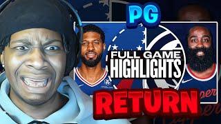 Paul George Return To LA! Lvgit Reacts To 76ERS at CLIPPERS | FULL GAME HIGHLIGHTS | November 6 2024