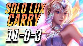 How to Solo Carry a Game as Lux Mid!
