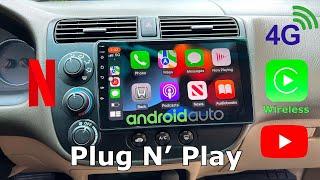 Idoing [4G] Car Radio - QLED - Android 11 - Wireless CarPlay & Android Auto - Honda or Older Cars!