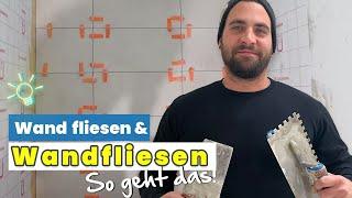 WANDFLIESEN selber verlegen! DAS SIND DIE TIPPS vom Fliesenleger! || ToolGroup