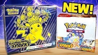 (GOLD PULLED!) Opening Pokémon Surging Sparks Booster Box & ETB