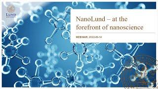 Webinar about nanoscience and NanoLund