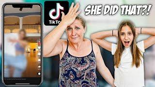 Mom Reacts to Daughters Tiktok Drafts *embarrassing￼*