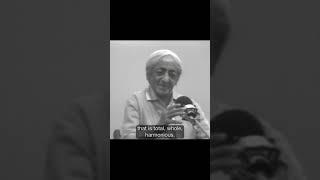 Can you live a harmonious life? | Krishnamurti #shorts