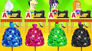 Princess Dress Up Contest! Fashion Dress Design Result with Friends | MLP Equestria Girls New Story