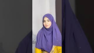 Hijab tutorial with full coverage | hijab style for college | full coverage hijab style  #shorts