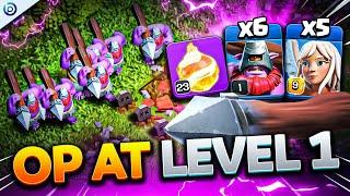 LEVEL 1 THROWER is still CRAZY STRONG at TH17 with FIREBALL | Clash of Clans Attack Strategy