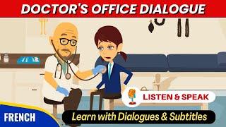 Learn French : Doctor's Office Conversation | DELF A1 & A2 Dialogue | CCube Academy