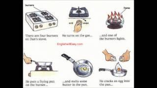 Flying an Egg  English Picture Dictionary for Everyday Activities