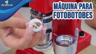 Máquina para realizar fotobotones y pines publicitarios PIN MAKER