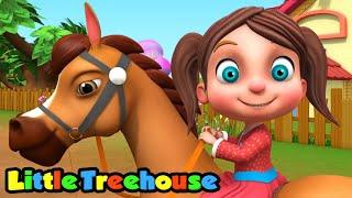 Chal Mere Ghode | चल मेरे घोड़े | Little Tree House Ke Mazedaar Hindi Balgeet | Bandar Mama