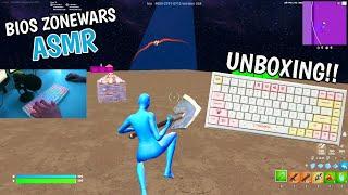 Yunzii Macaron 84 Unboxing ASMR  Brown Switches Chill Keyboard Fortnite Bio's Zone Wars 