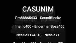  CASUNIM Credits