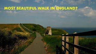 Beautiful coastal walk from Folkestone to Dover (4K)