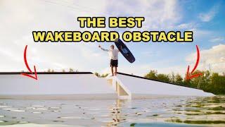 I RODE THE BEST WAKEBOARD OBSTACLE EVER!
