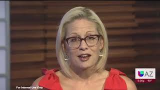 Sen. Sinema Talks To Univision Arizona