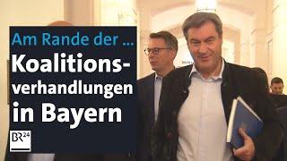 Im bayerischen Landtag – während die Koalitionsverhandlungen laufen | Abendschau | BR24