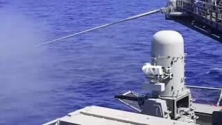 CIWS Firing on USS John C. Stennis (CVN 74)