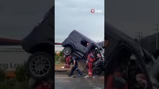 Muğla’daki feci kazanın güvenlik kamerası görüntüleri ortaya çıktı