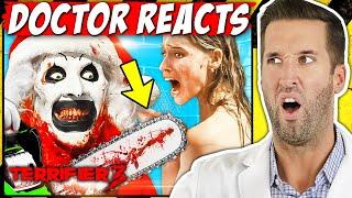 ER Doctor REACTS to CRAZIEST Terrifier 3 Injuries