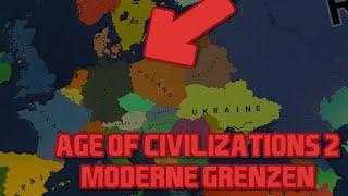 AOC2 MIT MODERNEN GRENZEN !!! | DRITTER WELTKRIEG ? | AGE OF CIVILIZATIONS 2