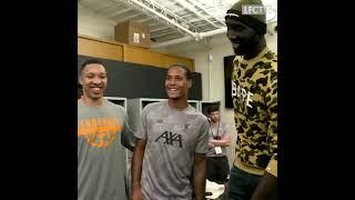 Longest NBA player Tacko Fall shocks Liverpool FC players