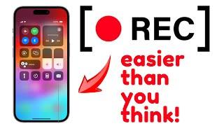 how can i record my screen on iphone