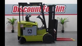 CLARK ECG25 5000 lbs Electric 43FB - Electric Sit-Down Forklift for Sale