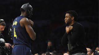 Throwback to when Victor Oladipo channeled his inner Black Panther in front of T'Challa himself! 