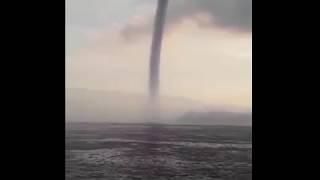 Xəzərdə tornado iddiası