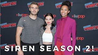 Eline Powell, Alex Roe & Fola Evans-Akingbola Dish on SIREN Season 2