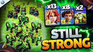 Testing ROOT RIDER SPAM after EQUIPMENT/OVERGROWTH NERF: Still Strong?! TH16 Attack Strategy CoC