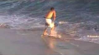 Skimboarding at Balboa