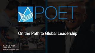 POET Technologies — On the Path to Global Leadership