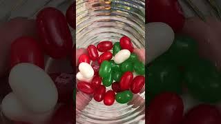 Jelly Belly Christmas Mix Jelly Beans! #shorts #satisfyingvideo #asmr #candy