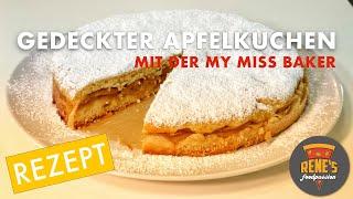 Gedeckter Apfelkuchen | My Miss Baker