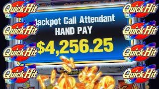 QUICK HIT SLOTS HIGH LIMIT JACKPOT WINNER  MASSIVE WINS ON CLASSIC SLOT MACHINE IN HIGH LIMIT ROOM