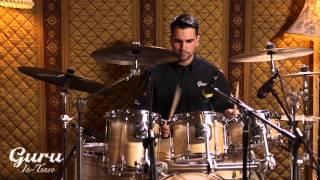 Guru In-Tense series English Ash drums. Featuring David Floegel.