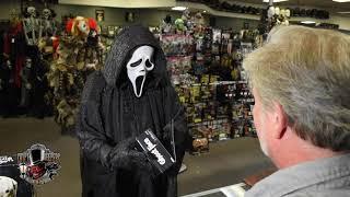 Ghostface (Scream) visits Crypt Keepers Halloween Emporium