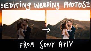 Editing Sony A7IV wedding photos in Lightroom with commentary (FREE part of my editing masterclass)