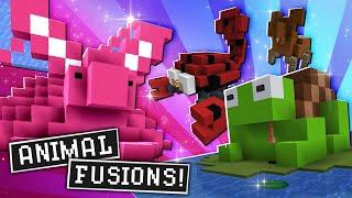 Creating new Pokemon with animal fusions! | Minecraft Gartic Phone