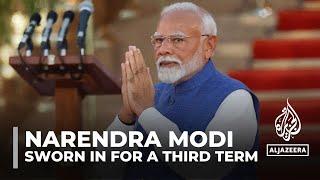 India’s Narendra Modi sworn in as country’s prime minister for a third term