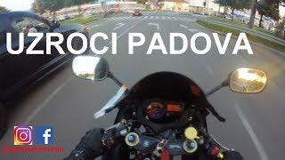 Tri najcesca uzroka zasto motociklisti padaju sa motora - Srpski MotoVlog 2017 - ShoneSan