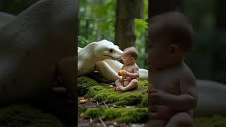little pet #baby #snake #ai #animals #shorts