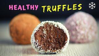 Healthy Chocolate Truffles (2 ways!)