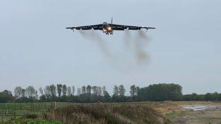 B52 Stratofortress arrival Fairford (FFD)