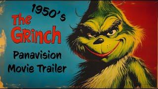 The Grinch as a 1950's Super Panavision 70 Movie Trailer - Vintage Holiday Ai Movie Teaser Trailer