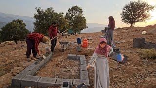 Hojjat and Farzaneh's efforts to build a beautiful house.